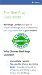 Mobile Screenshot of bed-bugs-london.co.uk